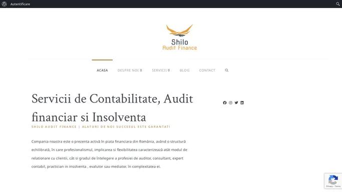 Servicii de Contabilitate,audit financiar si insolventa.