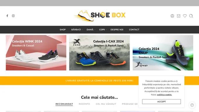 Incaltaminte sport barbati, dama si copii - Shoe Box