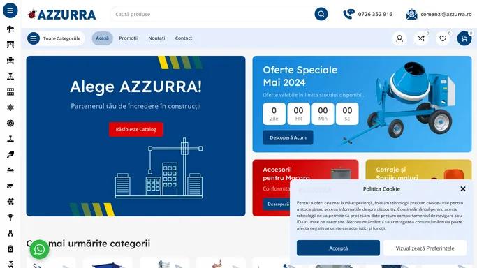 Homepage - Azzurra Piattaforme