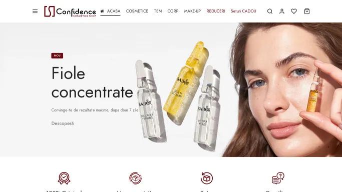 Confidence Shop – Magazin de cosmetice profesionale BABOR