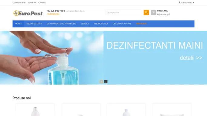 Shop Europest - Dezinfectanti, Consumabile Medicale