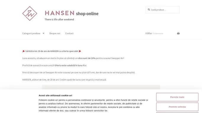 Hansen Online Shop - There is life after weekend