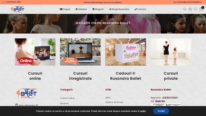 Ruxandra Ballet Studio – magazin online