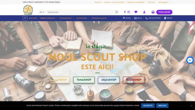 Scout Shop – Magazinul Cercetasilor