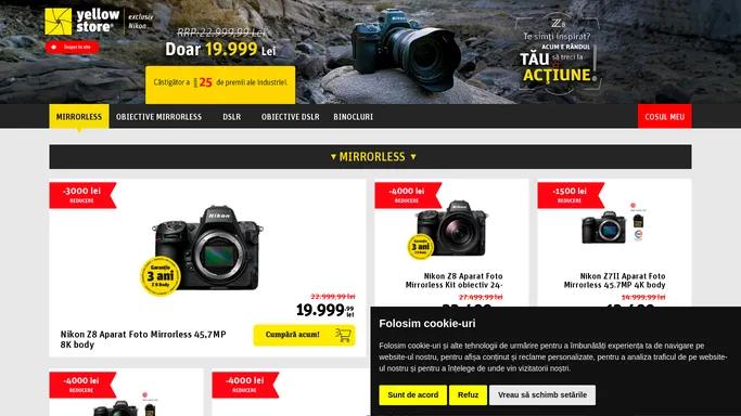 Promotii Nikon la Yellow Store