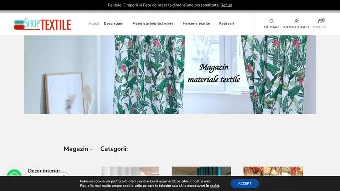 Shop Textile - Materiale textile online - DENISA DO SRL Timisoara