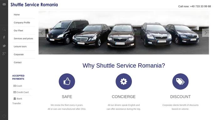 Home - Shuttle Service Romania