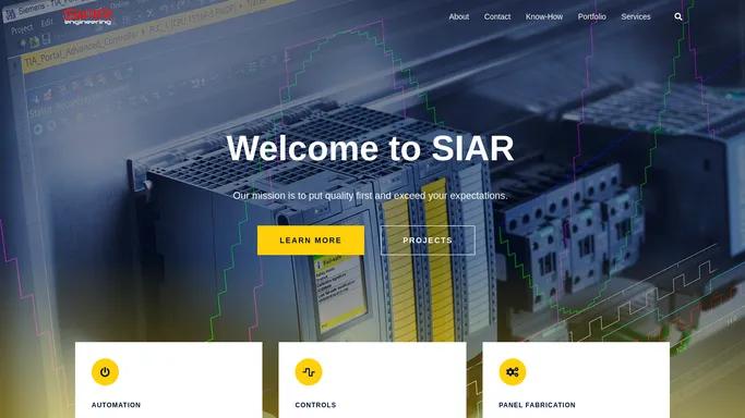 SIAR Engineering – Services for industrial automation and robotics