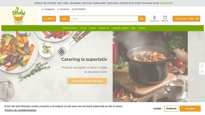 Sibiu Catering - Mancare delicioasa la oala