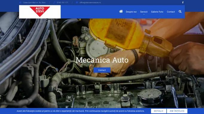 Service auto sibiu - mecanica auto - diagnoza computerizata - incarcare freon clima - ITP sibiu - vopsitorie auto sibiu - tinichigerie sibiu - turbo sibiu - curatare filtru particule - reconditionare casete directie | Iti stam la dispozitie cu orice solicitare! Email: office@sibiuserviceauto.ro .ro ... Duminica: Inchis. © Copyright 2021. AUTO STEVI