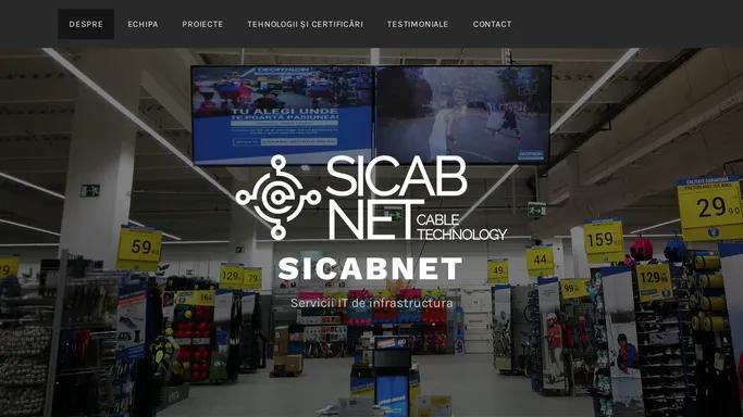 Sicabnet – Servicii IT de infrastructura