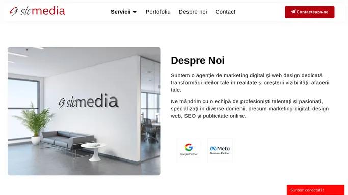 Despre noi - Agentia de marketing - Sicmedia