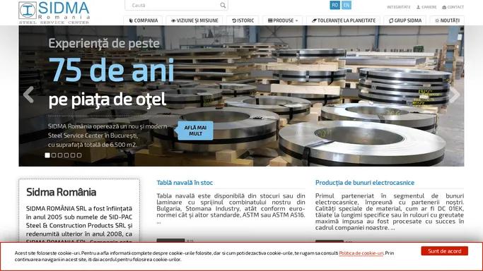 Sidma Romania - Steel Service Center