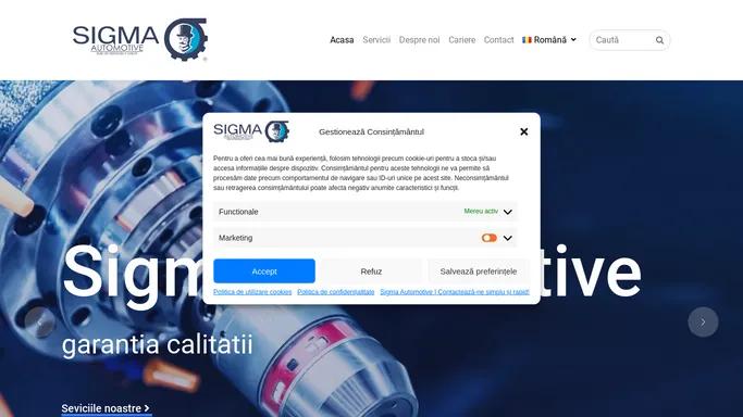 Sigma Automotive | Solutii complete de control calitate