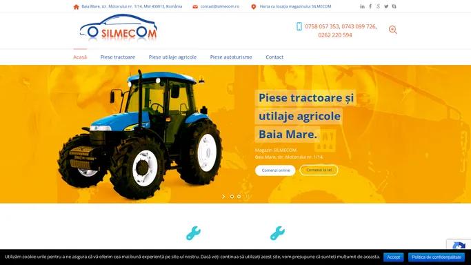 Acasa - SILMECOM Baia Mare - Piese auto Baia Mare, Piese tractoare Baia Mare, Piese utilaje agricole si de constructii