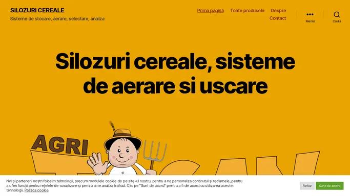 SILOZURI CEREALE – Sisteme de stocare, aerare, selectare, analiza