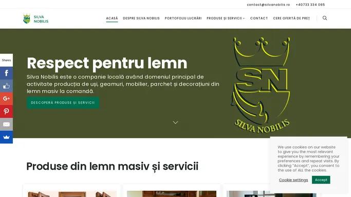 Silva Nobilis - Mobilier si decoratiuni din lemn masiv la comanda