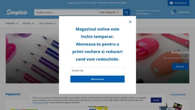 Papetarie si Birotica - Magazin Rechizite Online | - Simplisio.ro