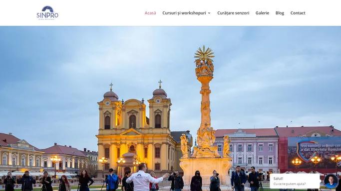 Cursuri fotografie, videografie si grafica in Timisoara la SinPRO