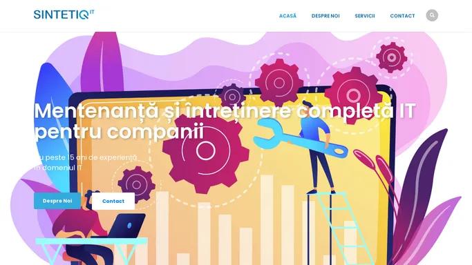 SINTETIQ – Mentenanta si intretinere IT pentru companii