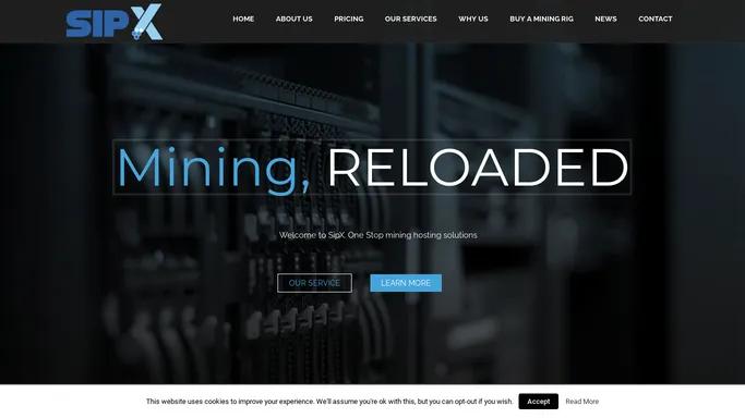 SIPX – Mining Rigs Hosting Services