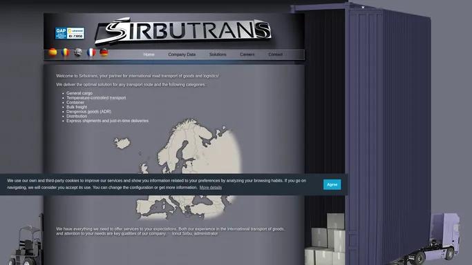 Sirbutrans, International Transport of Goods and Logistics