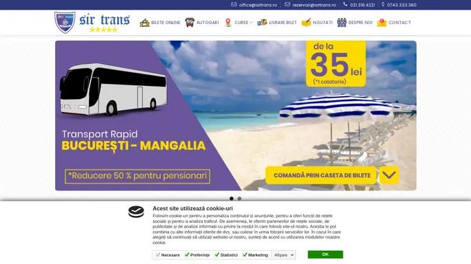 Autocar Bucuresti Constanta - Mangalia | Transport rapid la preturi minime
