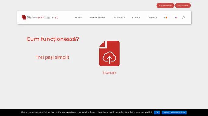 Acasa - Sistemantiplagiat.ro - Software de detectare a plagiatului