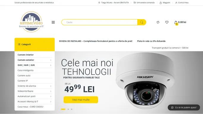 Sisteme video | alarma | retea
