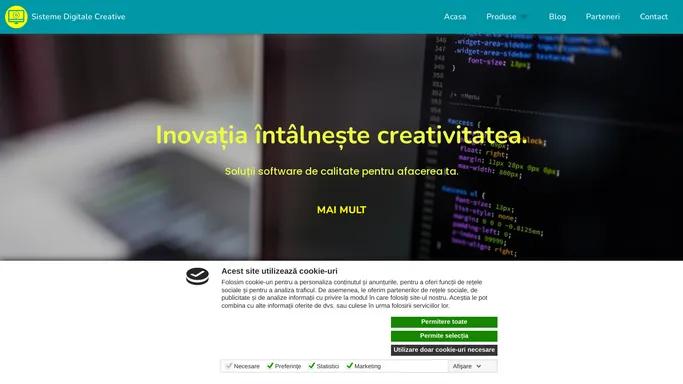 Dezvoltare software la comanda - Sisteme Digitale Creative