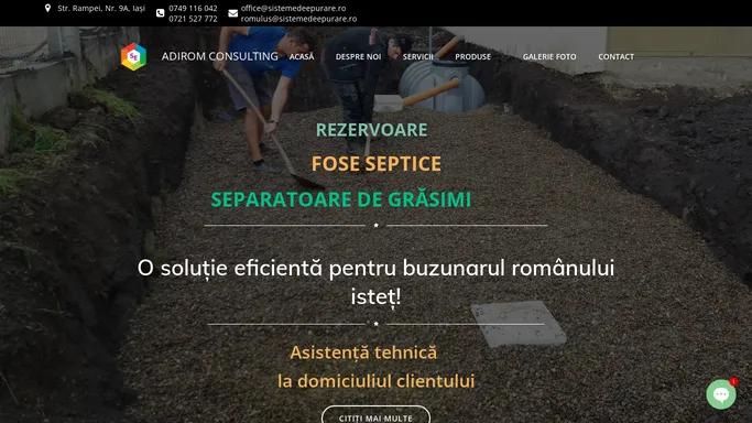 Sisteme de epurare – ADIROM CONSULTING