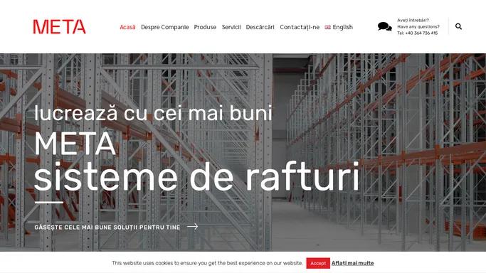 Rafturi metalice industriale