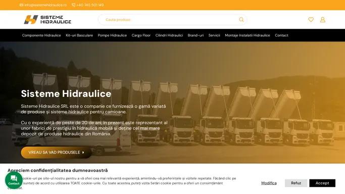 Sisteme Hidraulice ✔️ Distributie si Service ✔️+22 ani Experienta