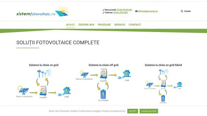 Sistem Fotovoltaic – Sistem Fotovoltaic
