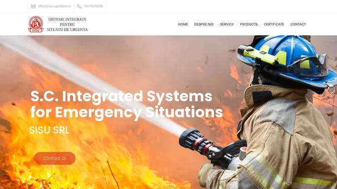 Integrated Systems for Emergency Situations - SISU SRL