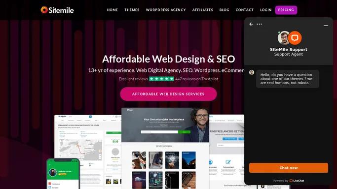 Web Design Services. SEO Services. Mobile App Development. Wordpress Design