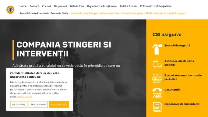 Servicii Private Pompieri si Protectie Civila - Situatii de urgenta - SPSU - Serviciu Privat de Pompieri