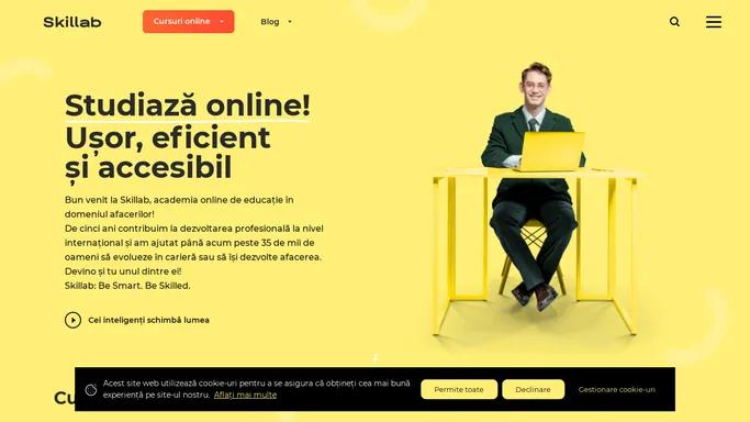 Skillab - Academia internationala online | Be Smart, Be Skilled