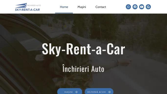 Inchirieri Auto - Sky-Rent-a-Car