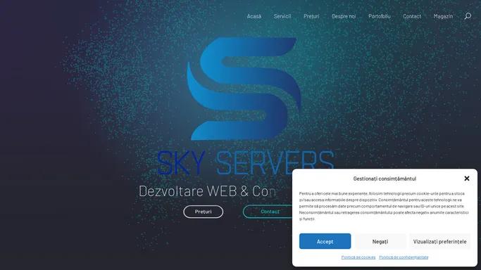 Dezvoltare WEB | Sky Servers