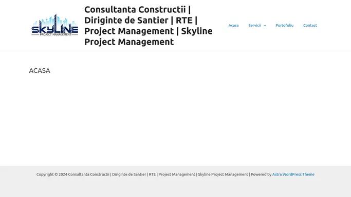 Consultanta Constructii | Diriginte de Santier | RTE | Project Management | Skyline Project Management – Servicii de Consultanta in Constructii