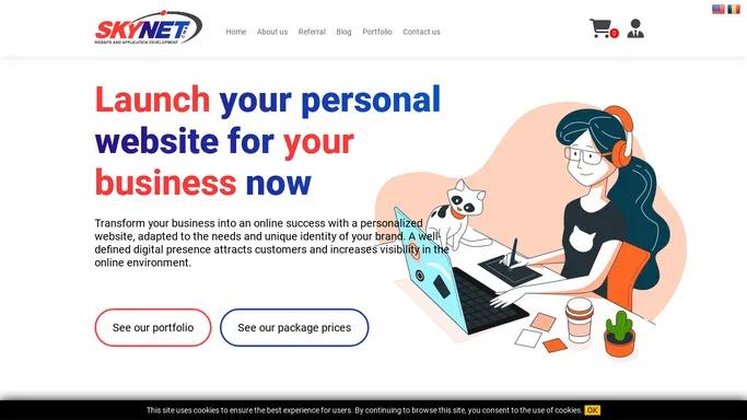 Rent the website for your business now