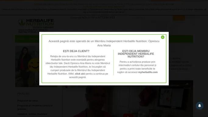 Vreau sa slabesc - Membru Independent Herbalife