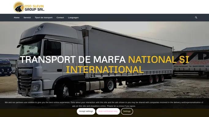 Slevin Group – Transport de Marfa National si International