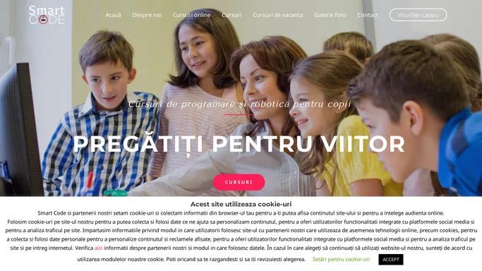 Smart Code – Cursuri de programare si robotica pentru copii – Pregatiti pentru viitor