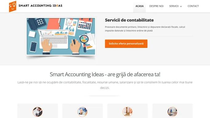 SmartAI.ro - Smart Accounting Ideas - Servicii de contabilitate