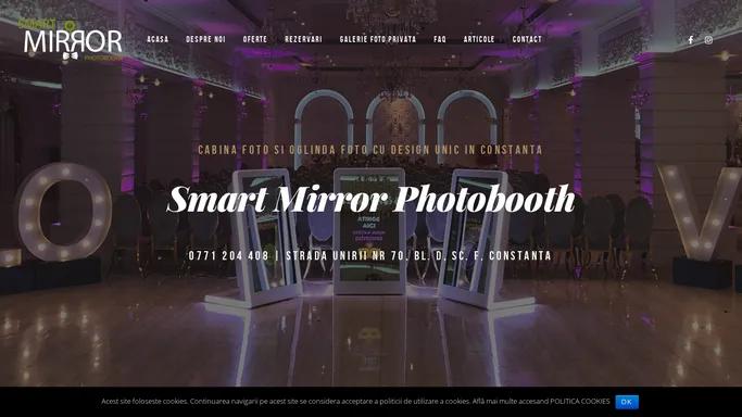 Cabina Foto Constanta | Smart Mirror Photobooth | Cabina Evenimente