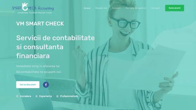 VM Smart Check - Servicii de contabilitate - Servicii de contabilitate