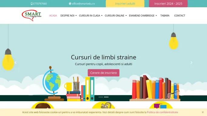 Smart Language School - cursuri pentru copii si adolescenti Timisoara