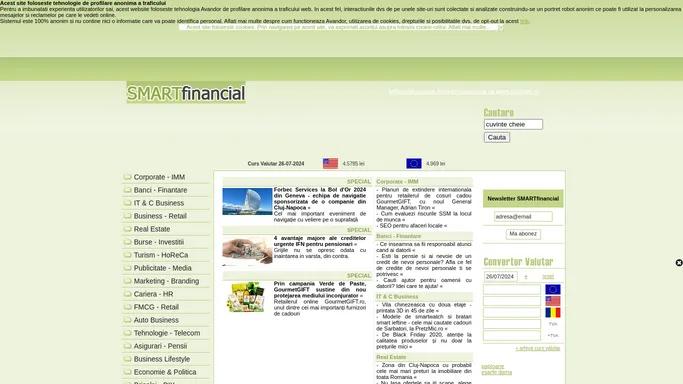 SMARTfinancial - ziar financiar exclusiv electronic